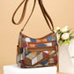 Damska torba crossbody w geometryczny wzór w stylu vintage