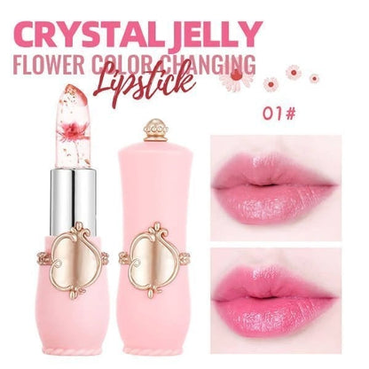 🎉Jesienna gorąca wyprzedaż 🎉 Szminka zmieniająca kolor Crystal Jelly Flower