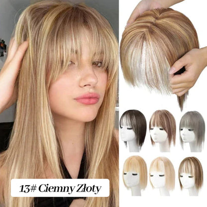 ✨Naturalne Toppery do Włosów z Grzywką dla Kobiet
