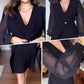 🌸【M-2XL】Eleganckie damskie sukienki z długim rękawem z siateczki V-Neck