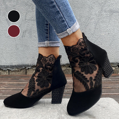 🔥👠Eleganckie Letnie Damskie Koronkowe Szpilki