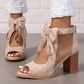 ⏱️🔥Zapisz 40 %👡Damskie sandały z odkrytymi palcami i kokardą