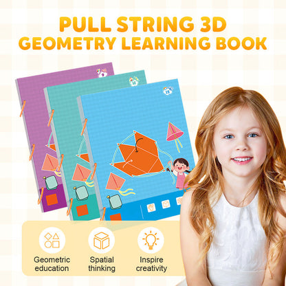 🔥Nowe aktualizacje 🔥👶✨Pull String 3D Geometry Learning Book