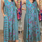 【M-4XL】💟Luźny kombinezon bez rękawów w kwiaty w stylu vintage