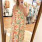 【M-4XL】💟Luźny kombinezon bez rękawów w kwiaty w stylu vintage
